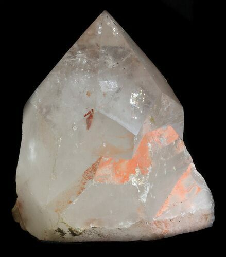 Polished Quartz Crystal Point - Brazil #34746